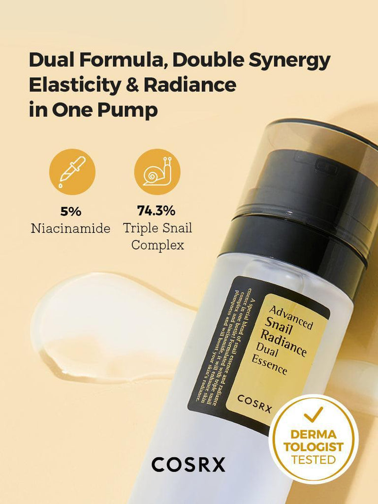 Advanced Snail Radiance Dual Essence - COSRX Official