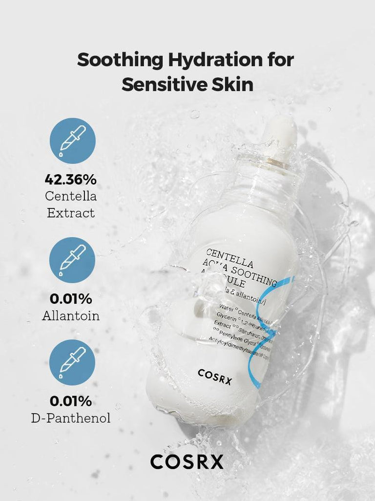 Hydrium Centella Aqua Soothing Ampoule - COSRX Official