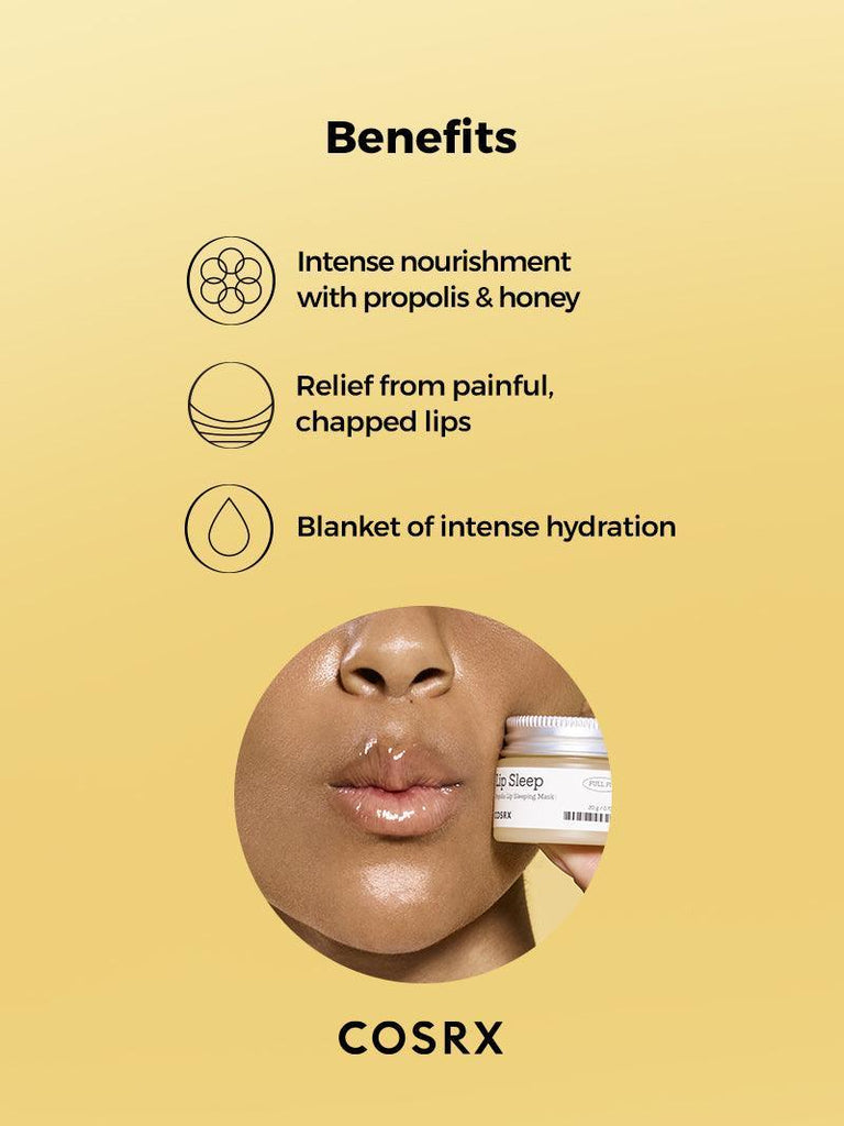 Lip Sleep - Full Fit Propolis Lip Sleeping Mask - COSRX Official