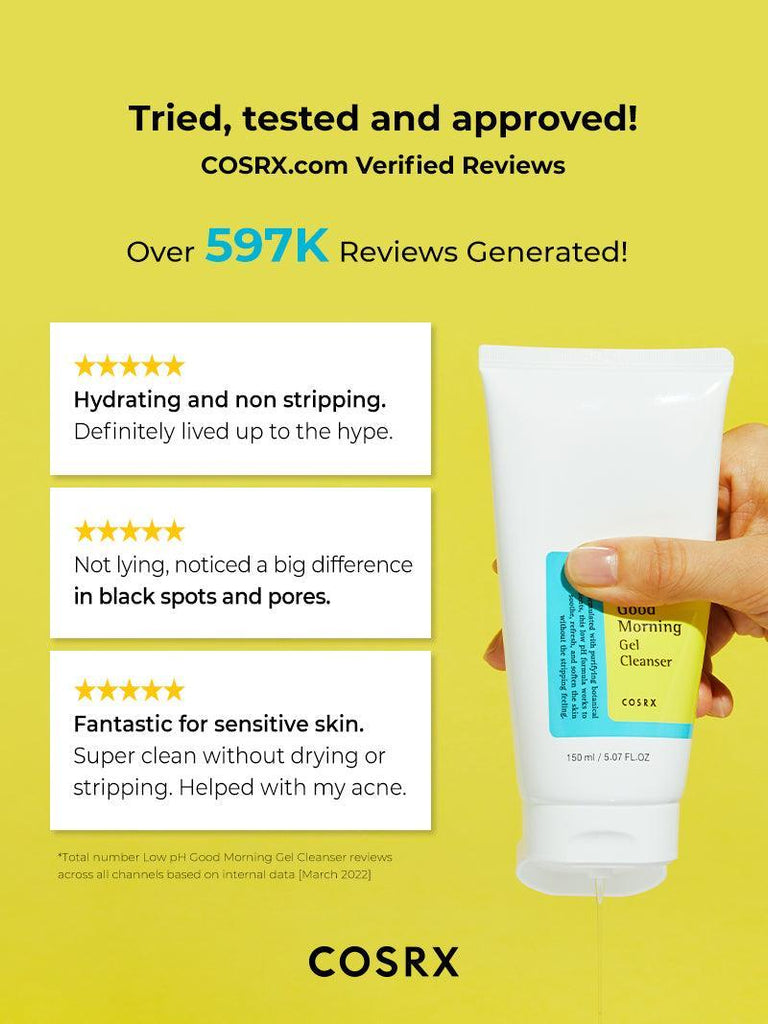 Low pH Good Morning Gel Cleanser - COSRX Official